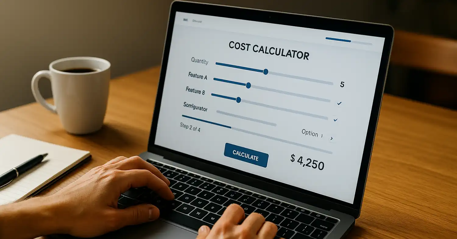 Interaktív kalkulátorok és konfigurátorok
