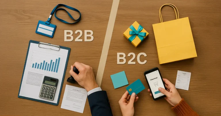 B2B vs. B2C weboldal